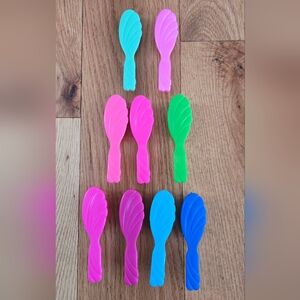 Barbie Bright Spoon Set - Pink, Green, Blue